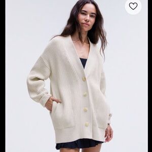 Lululemon Knit Button-Front Cardigan Oversized